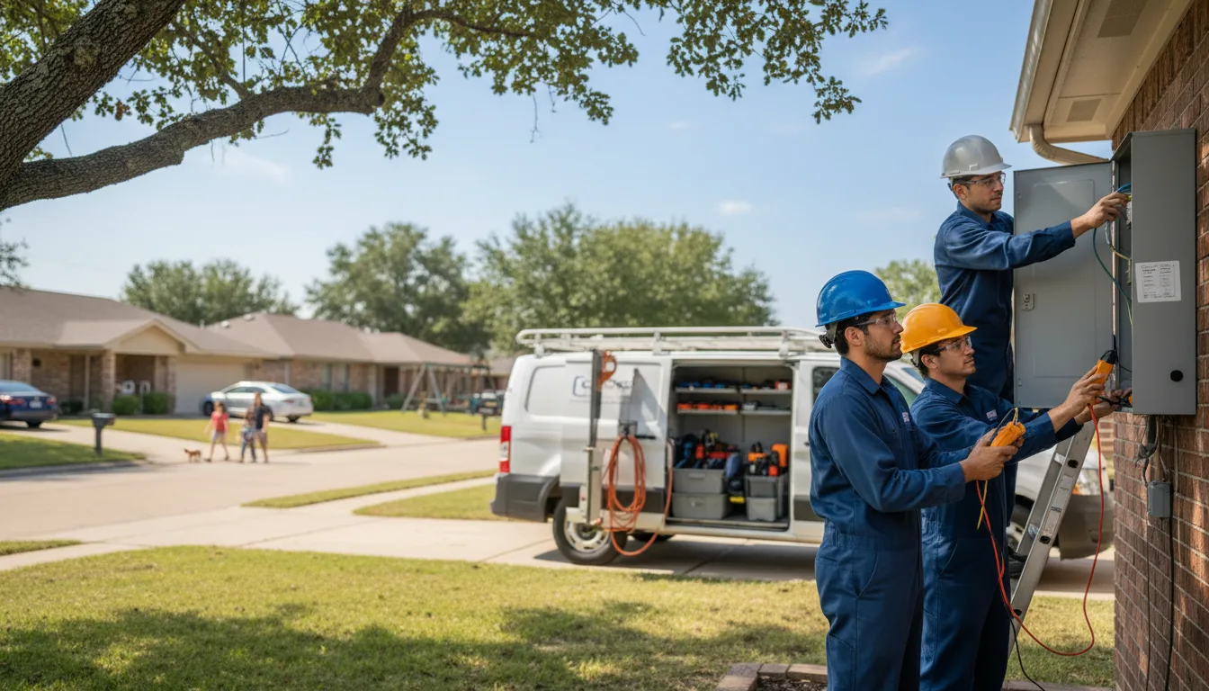 Certified electrician providing emergency electrical services in Bella Vista, AR